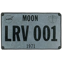 Apollo 15 License Plate