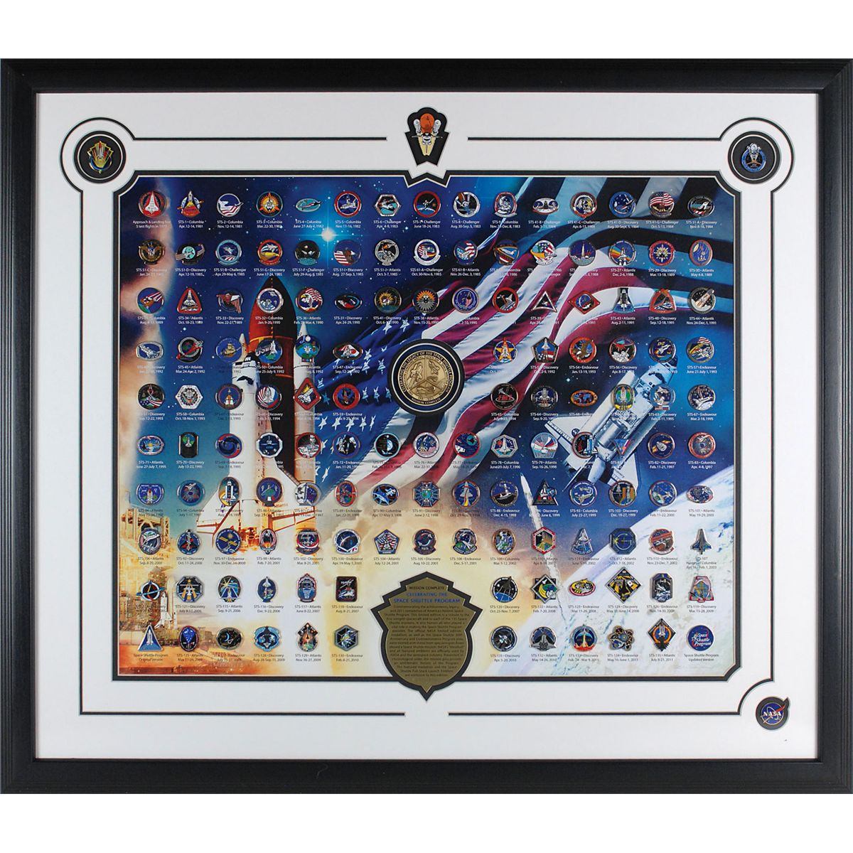 Space Shuttle Pin Collection Shuttle Pin Set