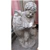 Image 1 : CLASSICAL FIGURAL SCULPTURE "BOY WITH FISH"