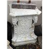 Image 2 : TWO CAST IRON PEDESTALS
