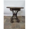 Image 3 : CAST IRON CIRCULAR PARLOR TABLE