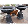 Image 3 : ESTATE SIZED CAST IRON URNS