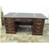 Image 1 : CONTEMPORARY LEATHER TOP DESK