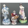Image 1 : PORCELAIN FIGURAL GROUP LOT (3)