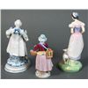 Image 2 : PORCELAIN FIGURAL GROUP LOT (3)