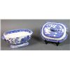 Image 2 : BLUE WILLOW SOUP TUREENS (2)