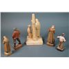 Image 2 : FOLK ART WOOD CARVINGS (5)