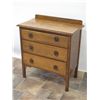 Image 2 : OAK THREE DRAWER DRESSER
