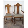 Image 2 : SET OF SIX DINING CHAIRS