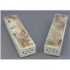 Image 2 : CHINESE POLYCHROME ENAMELED SCROLL HOLDERS (2)