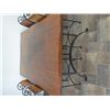 Image 4 : WROUGHT IRON DINING TABLE AND CHAIRS