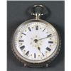 Image 1 : LADIES STERLING SILVER POCKET WATCH