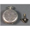 Image 2 : LADIES STERLING SILVER POCKET WATCH