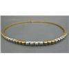 Image 1 : GOLD CIRCLE LINK NECKLACE WITH DIAMONDS