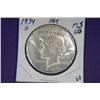 Image 1 : 1934 D PEACE DOLLAR