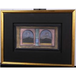 Original Metallic Oil Abstract Art