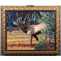 Bugling Elk by Dennis Grismer