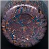 Image 10 : Turquoise and Copper Metallic Art Glass Vase