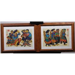 Pair of Asian Original Artworks
