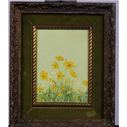 Impressionistic Yellow Daisy's by Robert Jarvis