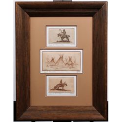 Blackfoot Family Engravings by Ace Powell