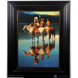 "Peace on Blue Lake" by David Mann