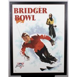 Bridger Bowl 1947 Ski Poster by Jantzen