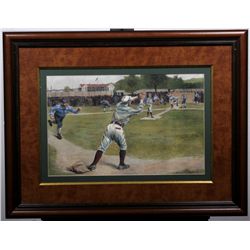 "Thrown Out on Second" by Gilbert Gaul (1855-1919)