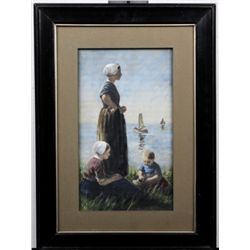 Late 19th century Dutch watercolor on paper