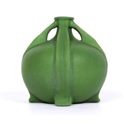 Matte Green Arts & Craft Vase by Owens Pottery