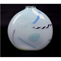 Hand Blown Art Glass Vase