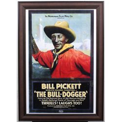 Bill Pickett "The Bull-Dogger" Poster