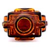 Image 7 : Mid-Century Amber Art Vase