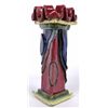 Image 1 : Abstract Art Pottery Triangular Vase by E. P. '91