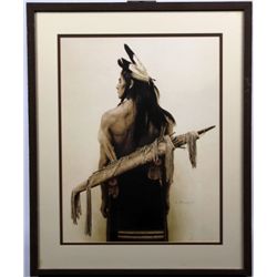 "A Mountain Ute" by James Bama (1926-)