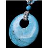 Image 4 : Turquoise & Pearl Silver Necklace