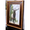 Image 3 : Elk Art by R.G. Smith in Old Faithful Inn Frame