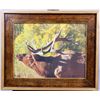 Image 1 : Elk Art by R.G. Smith in Old Faithful Inn Frame