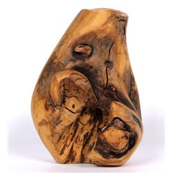Wood Sculptured Vase by Karina Lantzy