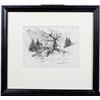 Image 7 : Original Pen & Ink Landscape Early 20th Century