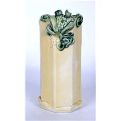 Octagonal Frog Bud Vase by M. S.
