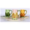 Image 2 : Majolica Fruit Cup and Saucer Set