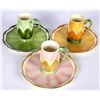 Image 3 : Majolica Fruit Cup and Saucer Set