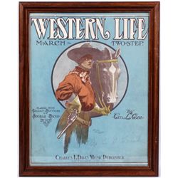 1906 Western Life March and Two Step by G. L. Cobb