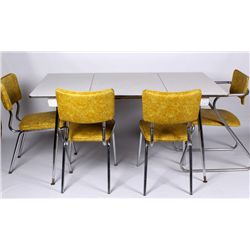 Walter of Wabash 1950's Chrome Dinning Room Set