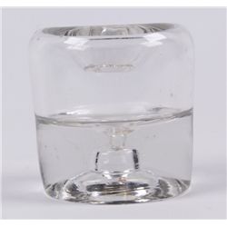 Antique Hand Blown Glass Ink Well 1800's