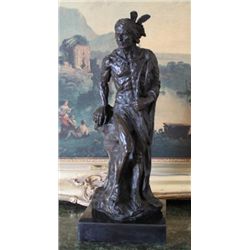 Magnificent Bronze Sculpture Geronimo Indian Chief
