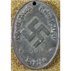 Nazi Repro Police Gestapo Badge German