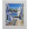 Image 1 : Signed and Numbered Kerfily Serigraph Print Mykonos II