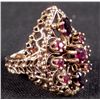 Image 2 : Vintage 14K Gold Ruby Ladies Ring in Original Box